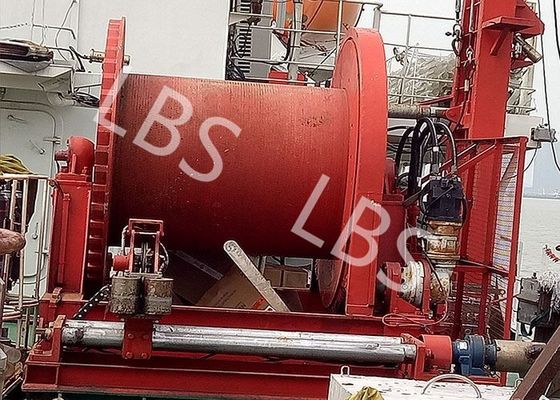 High Efficient 20 Ton Anchor Marine Electric Winch With Spooling Device