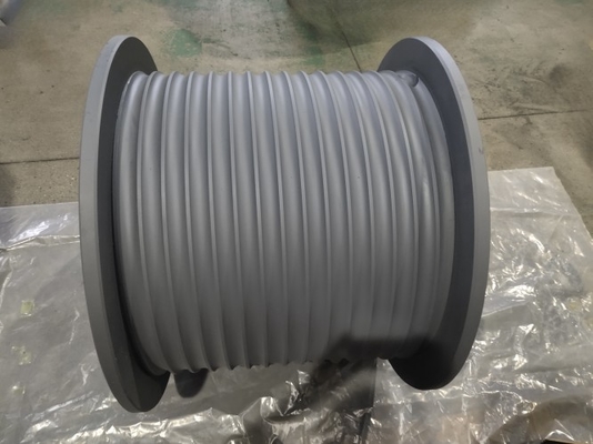CNC Machined Galvanized Steel Rope Winching Drum With Drawing