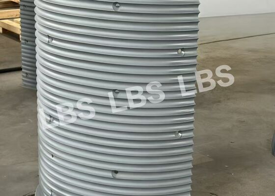 Left-hand 60° Drum Sleeve Q355D Lebus Grooving For Winch