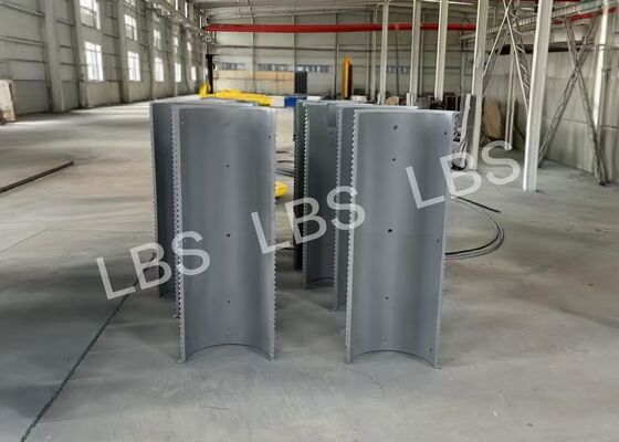 Plug Welding Drum Sleeve 16.68mm Pitch Rope Entry Through Drum Zinc Rich Primer For Lifting Equipment