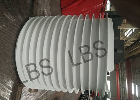 Wire Rope Grooved Drum With Righ T Hand Rotation Winch Drum