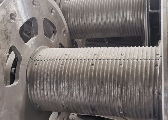 Douilles détachables dédoublées de Lebus soudées ou boulonnées au tambour de treuil