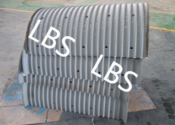 Tambour principal Lebus de grue en mer de plate-forme cannelant le câble métallique ou le câble