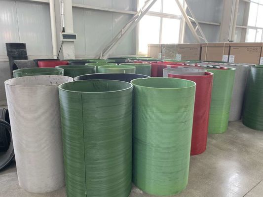 Dispositif de machine à manches de tambour en polymère de nylon LBS à rainures sur mesure