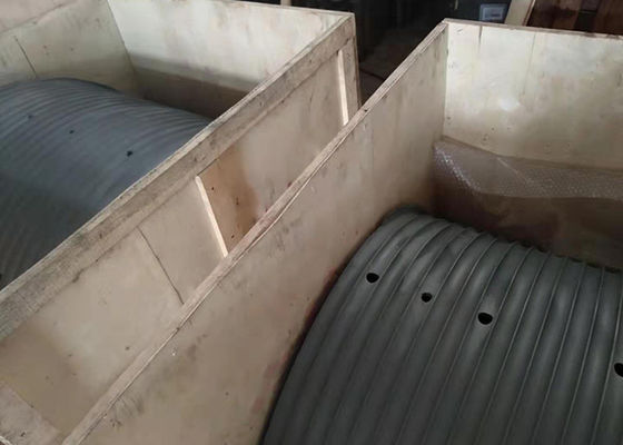Conception personnalisée Tambour de levage en acier à manches rainurées Manche à câbles